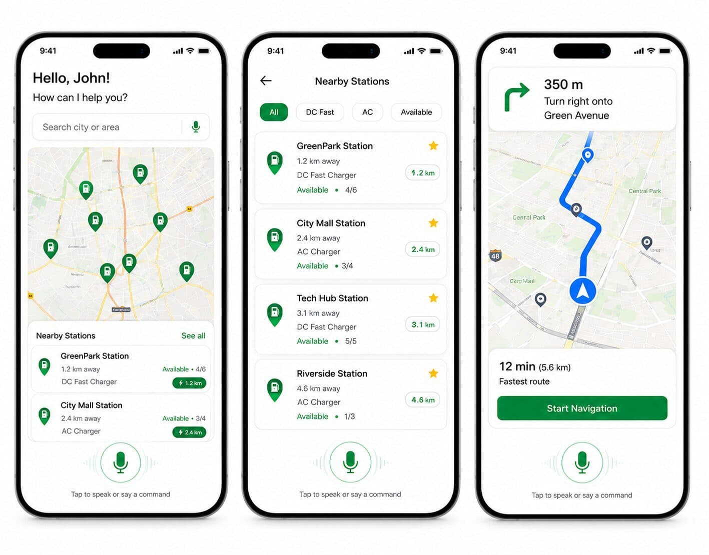 EV Charging Station App