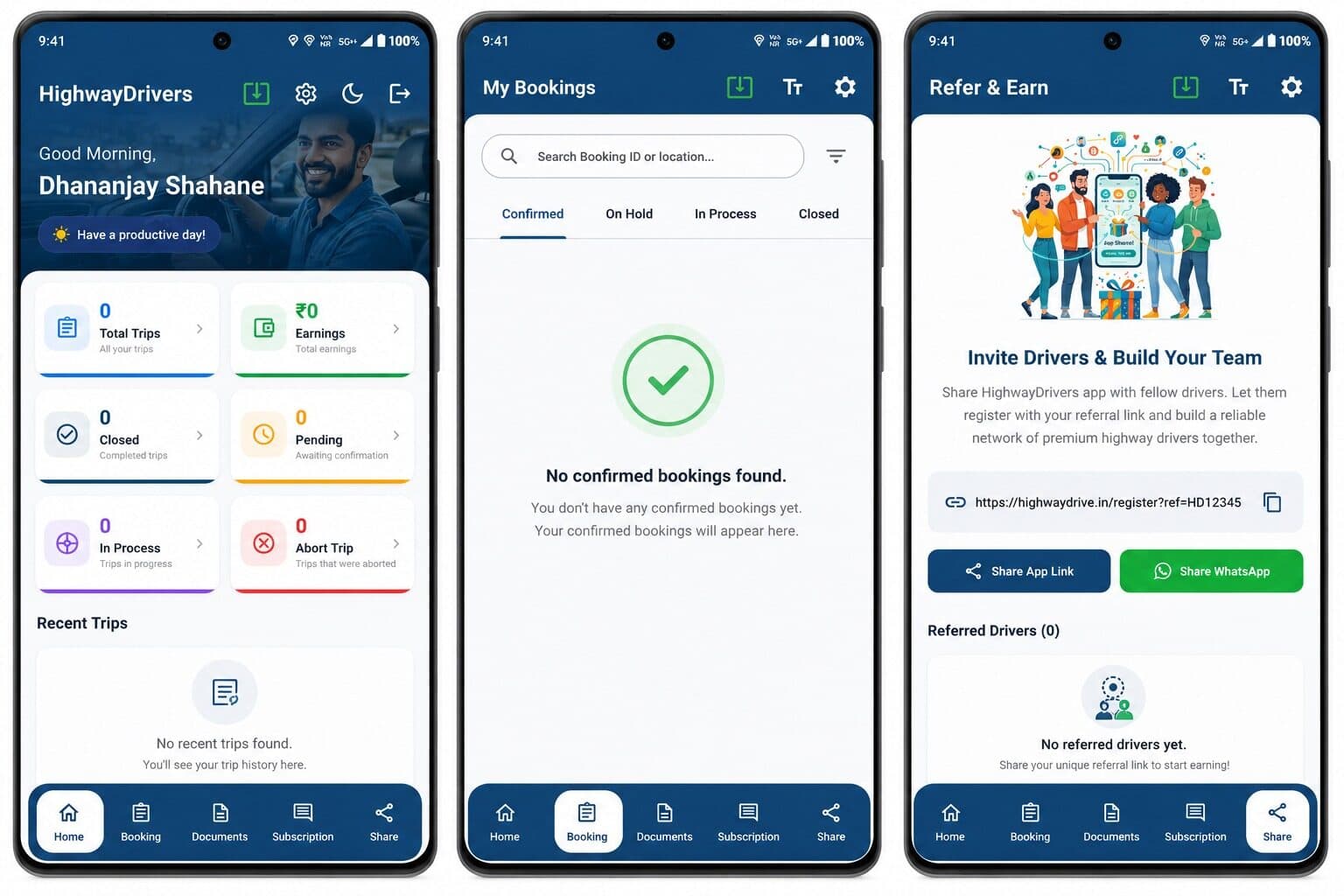 Highway Driver App